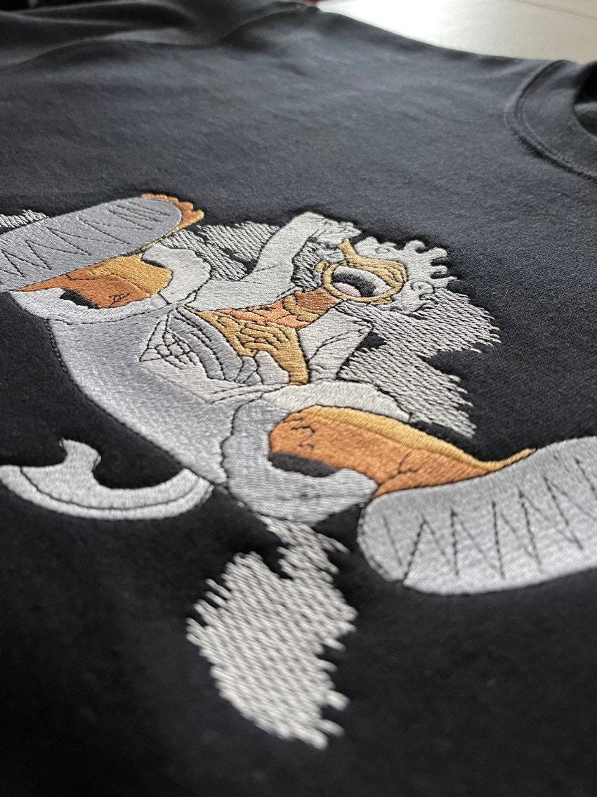 Luffy One Piece Anime Embroidered Sweatshirt