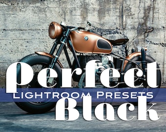 Perfekte Schwarze Lightroom Presets, stimmungsvolle Presets, dramatische Presets, Instagram Filter, perfekte Presets, Download