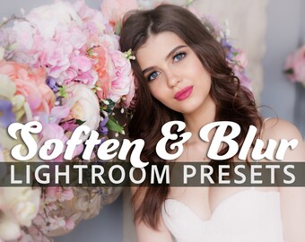 Soften und Blur Lightroom-Presets, weiche Voreinstellungen, Unschärfe-Preset, Hochzeit-Preset, Instagram-Filter, Glamour-Presets, Download