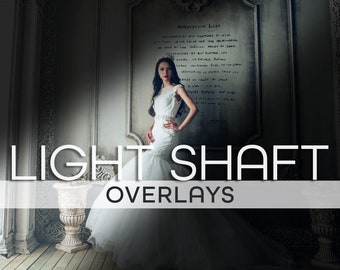 Lichtwellen Overlays, Photoshop Overlays, Lichtstrahl, Sonnenstrahl, Schattenüberlagerungen