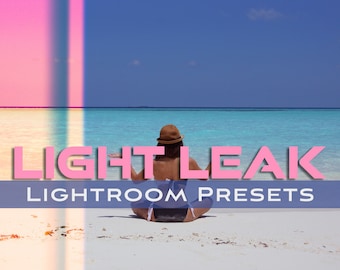 Light Leak Lightroom Presets, Lomo, Film Presets, VSCO Presets, stimmungsvolle Presets, dramatische Presets, Instagram Filter, Preset Download