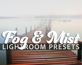 Nebel und Nebel Lightroom Presets, Nebelmaschine, Wettervoreinstellungen, Download