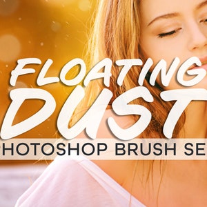 Floating Dust Photoshop Brush Set, bokeh dust, glitter dust, floating dust, falling dust, bokeh, dust bokeh, brush set download