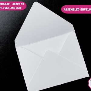 Printable Envelope Template | A2 Envelope PDF Template | Greeting Card ...