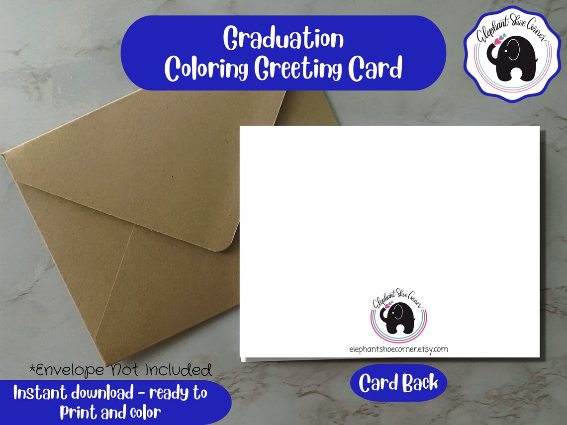 Printable Graduation Card Class of 2024 Congrats Grad Printable Card ...