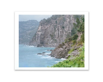 Amalfi Coast Print, Capri Print, Mediterranean Sea, Amalfi Coast, Positano Print, Italy landscape, film, 35mm, printable
