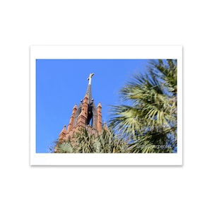 Charleston Photography, Charleston Print, CHS, South Carolina, Church, Palm Trees, Minimal, Digital Wall art, Digital Print, Printable