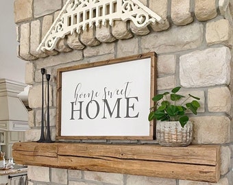 Home sweet home / Farmhouse Style / Rustic / Home Decor /  Wood sign  / Family / Gift