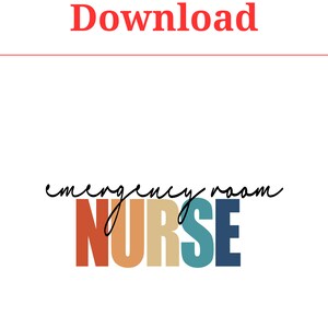 Emergency Room Nurse Png, ED Nurse Shirt Png, Nurse Png