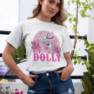 Girl Retro Personalized Dolly Cowgirl for women