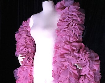 SALE: Burlesque Deluxe Dusty Rose Vegan Boa