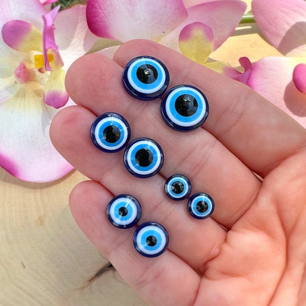 Evil Eye Earrings, Evil Eye Studs, Protection, Luck, All Seeing, Turkish, Kabbalah, Nazar, Blue Eye, Greek, Eyeball, Boho Accessories Gift