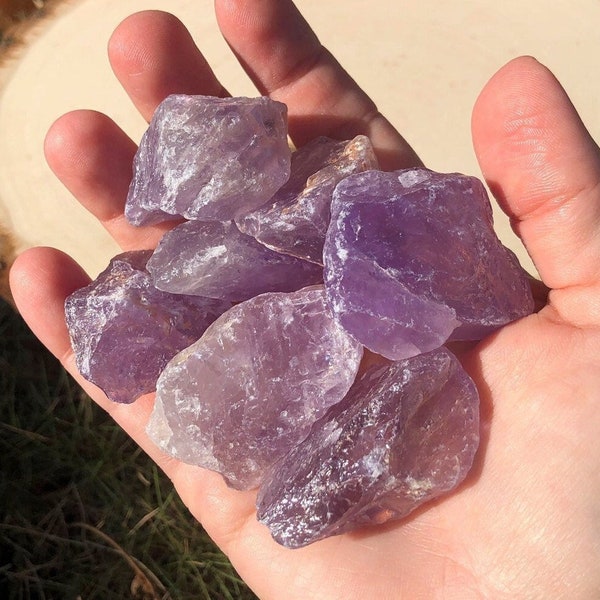 Purple Rough Amethyst, Raw Amethyst Chunk, Amethyst Rocks, February Birthstone Raw, Rough Crystals, Crown Chakra Stone, Insomnia, Meditation