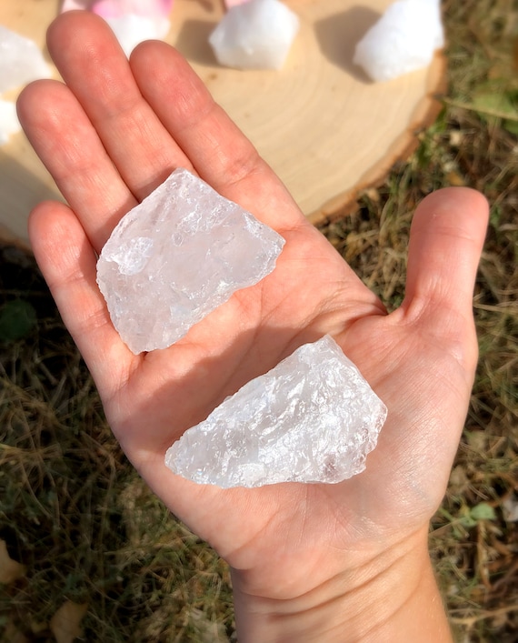 Clear Quartz Chunk Clear Quartz Raw Rough Clear Quartz Raw Etsy
