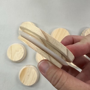 Tapas de madera para velas de 6 a 7 onzas al por mayor, tapas de madera para tarros de albañil, suministros para velas a granel