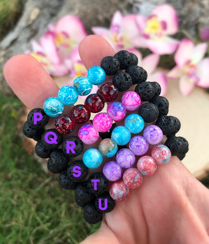 Child Diffuser Bracelet Essential Oil Bracelet Kids Lava Etsy