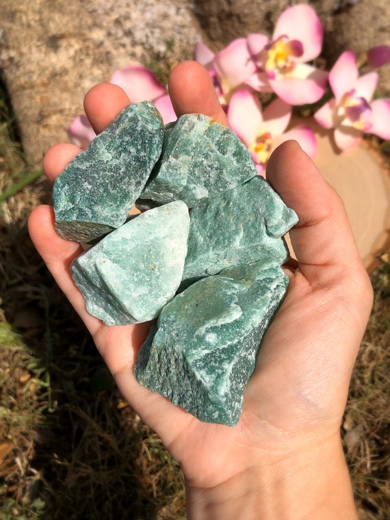 Aventurine Rough Natural Green Raw Aventurine Crystals Bulk Raw