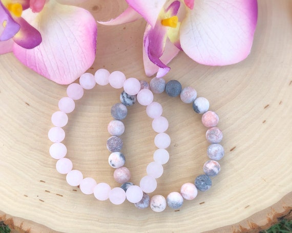 Relaxation Gifts for Women Spiritual Gifts for Women Yoga Beads Bracelet Diffuser Stone Beaded Bracelets Self Care Healing Stress Relief Gift for Mom