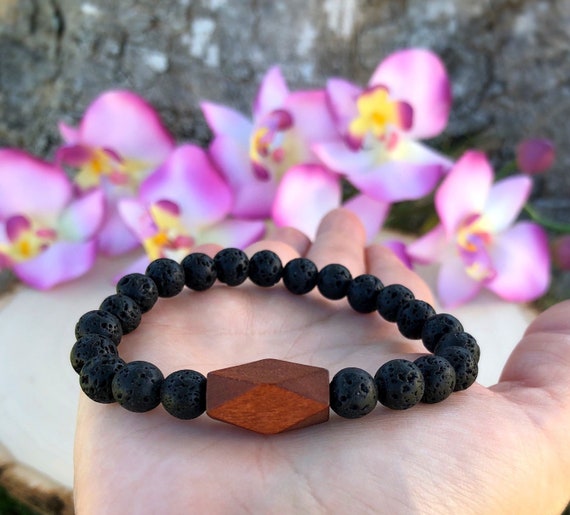 Aromatherapy Grounding Bracelet with Essential Oil