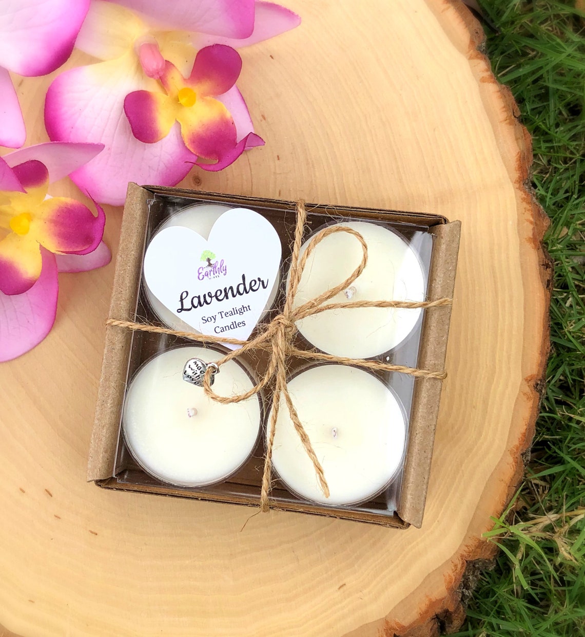 Lavender Tea Lights Soy Tealights Scented Candle Gift Her Etsy