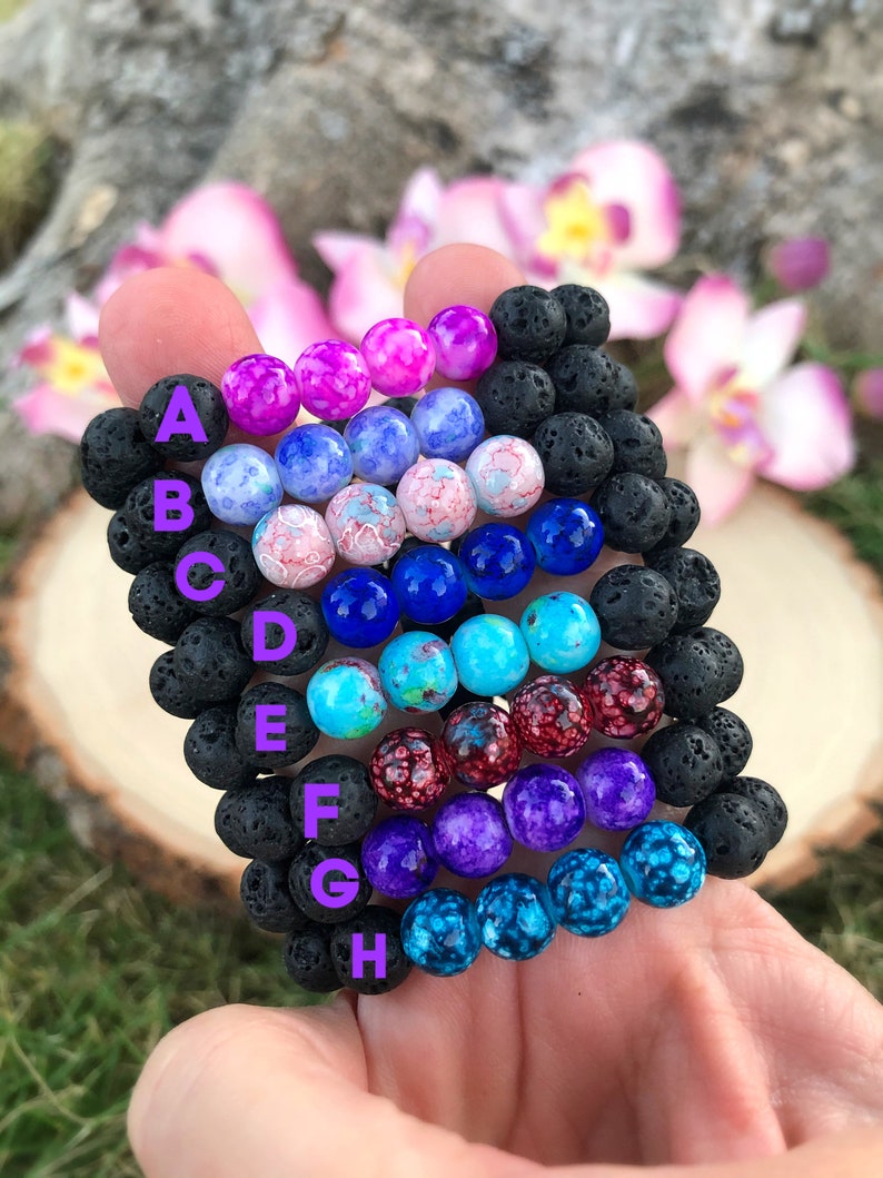 Child Diffuser Bracelet Essential Oil Bracelet Kids Lava Etsy