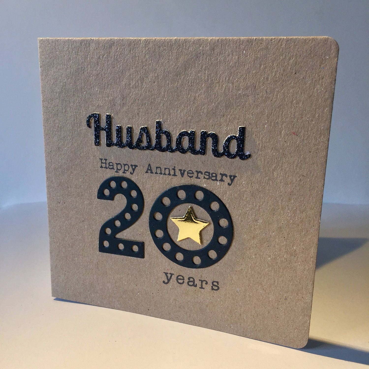 20th Wedding Anniversary Gifts For My Husband 20th Wedding Anniversary card Husband 20 years China