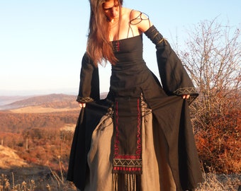 viking style wedding dress