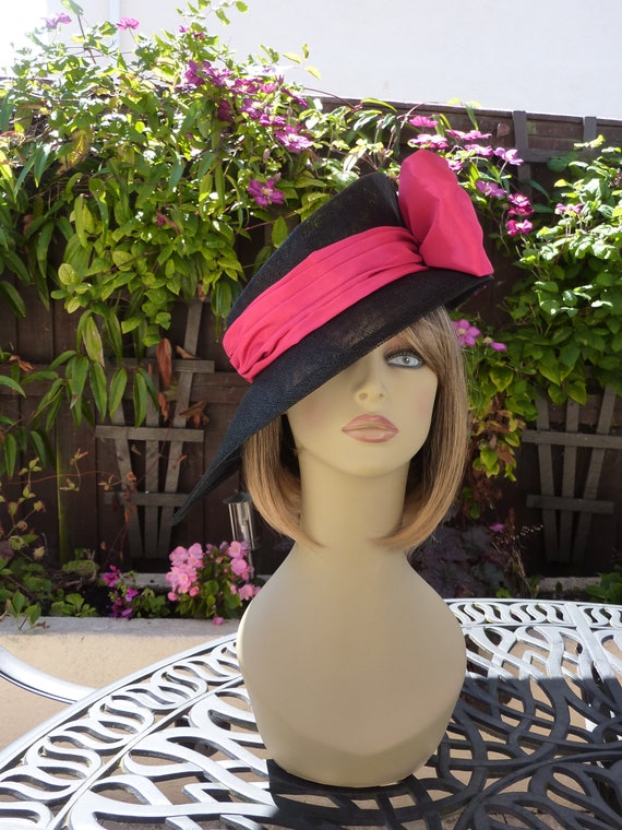 black wedding hat sale