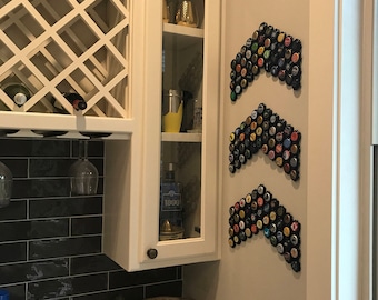 500 Cap Snaps -  DECORATOR PACK - 500 pieces BLACK- Beer and/or Champagne Cap Holder for Creating Collection Displays