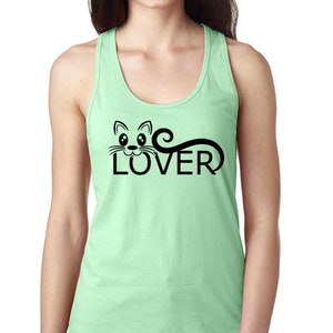 Cat Lover Tank Top Meow Purr Fur Baby Friend Paws Pet Family Attitude Animal Rescue Adoption Shelter Caturday Crazy Cats Lady Kitty Litter