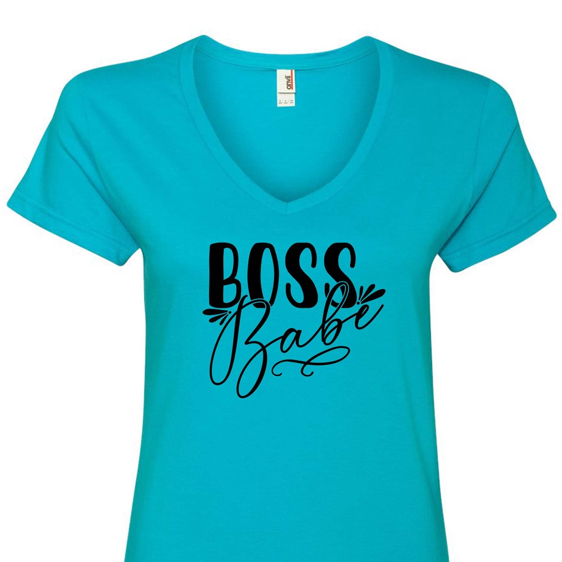 Boss Babe V-neck Women's T-shirt Great Christmas Gift - Etsy Ireland