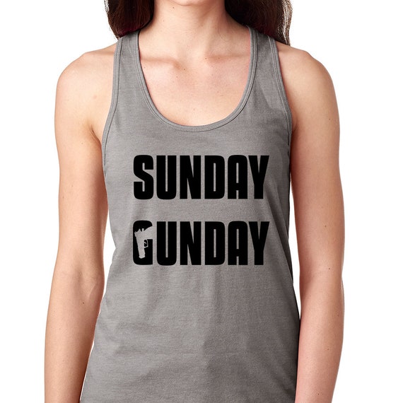 At Gunday Sex Video Free Porn Videos - Sunday Gunday Women's Tank Top T-shirt Gun Range Funday - Etsy Canada