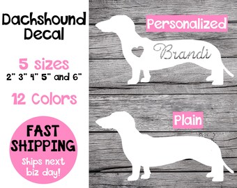 60 Dachshund Silhouette Stickers High Quality Pink Vinyl Envelope Seals Dogs