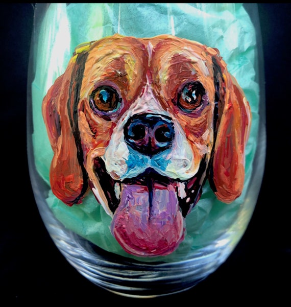 Dog hotsell portrait etsy