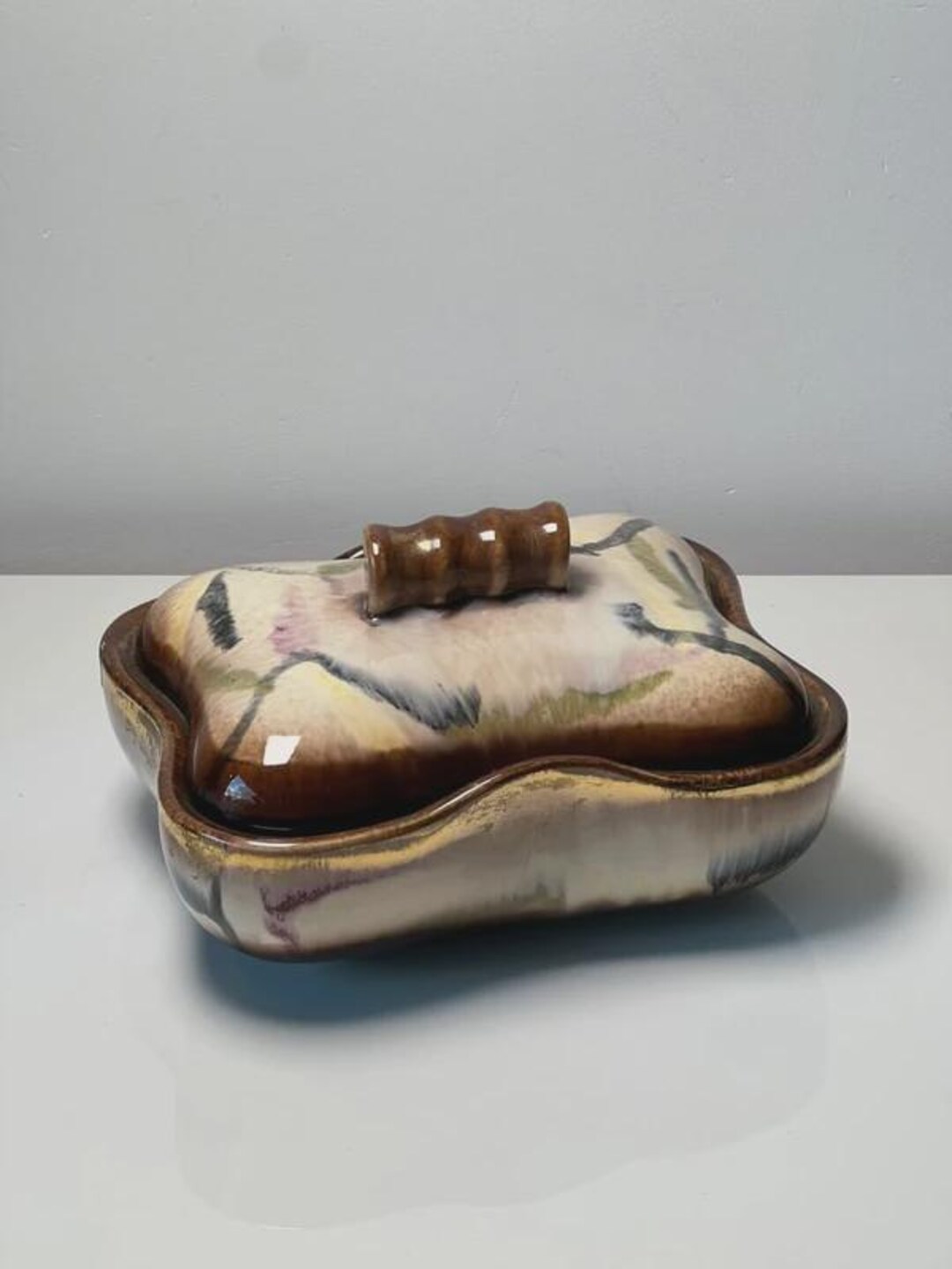 Antique Ceramic Biscuit Tin / Candy Box, West Germany / Bavaria ...