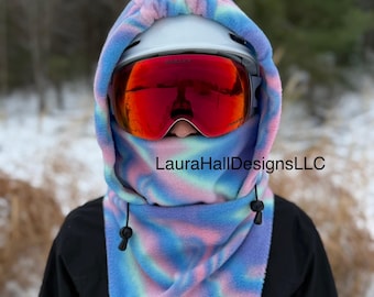 Ski hood, riding hood, balaclava, snowboard hood, fleece hood, helmet hood, snood, neckie, neck warmer, ski buff, gaiter, ski balaclava