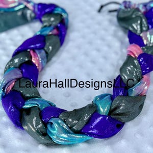 Braid in TAIL BAG, 3-tube braid in tail wrap for horses, tail bag for horses, wrap for equine tail protection, mint tack, horse tail wrap