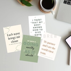 Cartes d’affirmation de naissance imprimables | La bière de Bronny