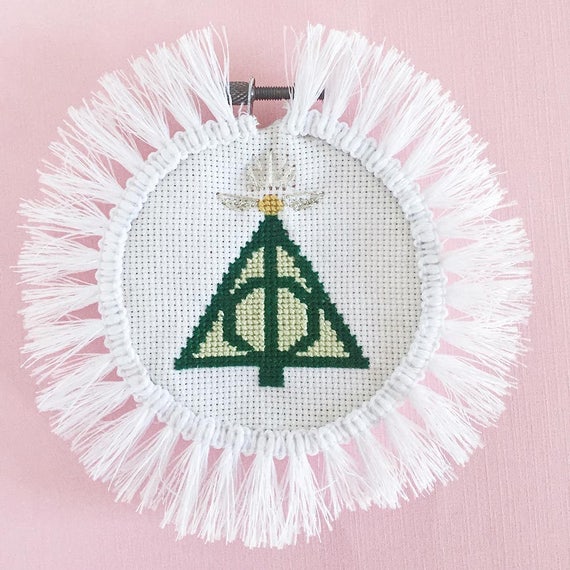 Harry Potter Ornament Cross Stitch Pattern: Christmas | Etsy