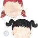 Girl Create a Face Paper Doll Teacher Prop Homeschool Printable By: Bri ...