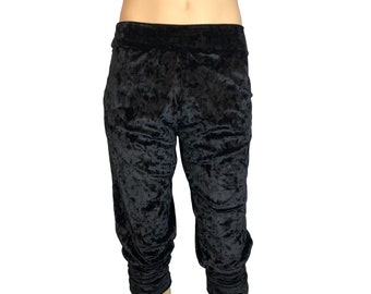 crushed velvet jogging suit