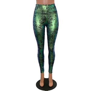 Emerald green velvet leggings shop