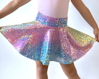 Children's Rainbow Avatar - Skater Skirt, Circle Skirt, Costume Skirt Eras Tour Outfit