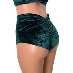 Plus Size Underwear High Waisted Sheer Brief With Velvet Polka Dots. 
