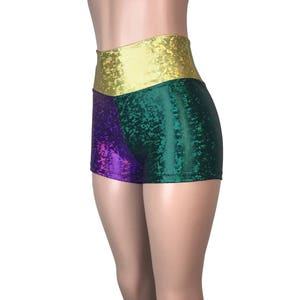 mardi gras booty shorts