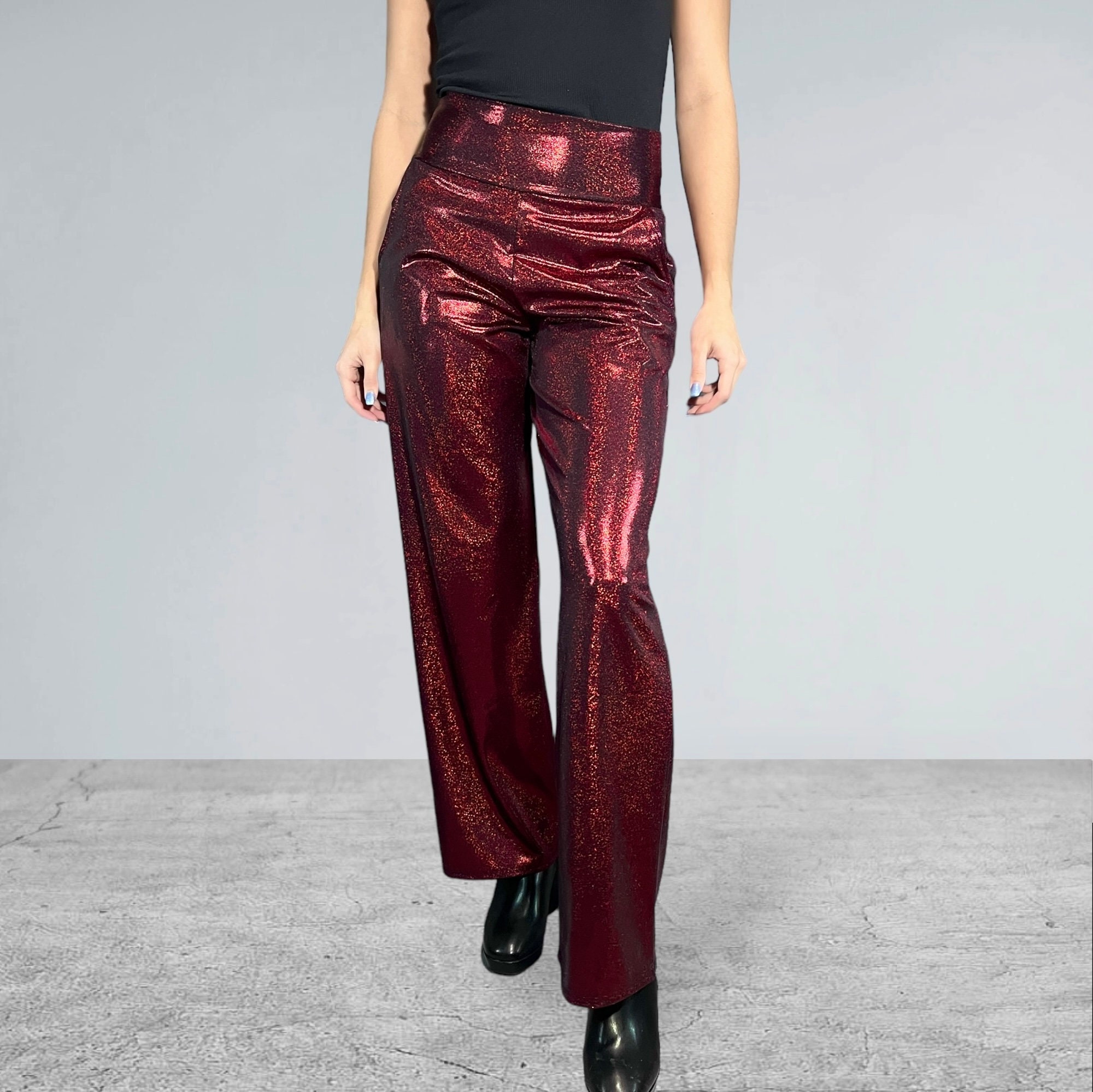 【COLOR iN ID】Circle slit brushed pants Women's Renew Front Slit Flare Pant – McGill's Uniforms