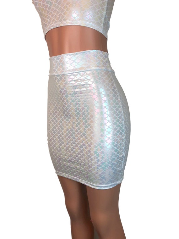 Holographic pencil clearance skirt