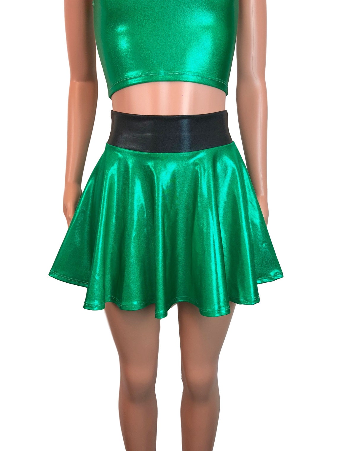Powerpuff Girls BUTTERCUP Costume W/ Green Skater Skirt and Etsy