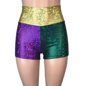 mardi gras booty shorts
