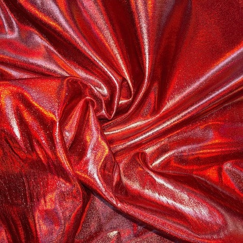 Red transparent vinyl / PVC material